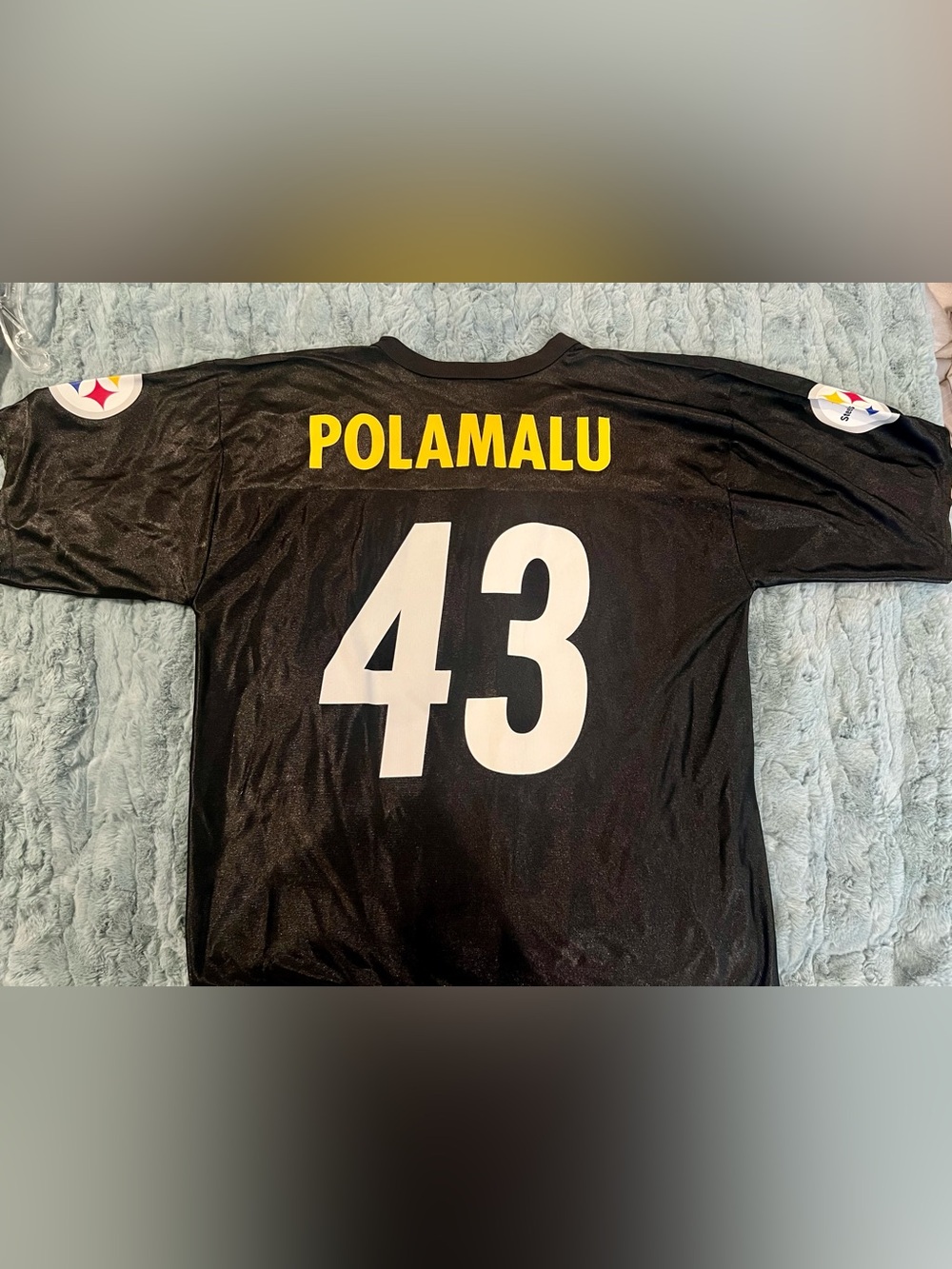 NFL Pittsburgh Steelers Troy Polamalu #43 Black Jersey NWOT size L
